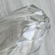 vase en verre épais torsadé.