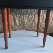 French vintage bedside revisited in black mast 60