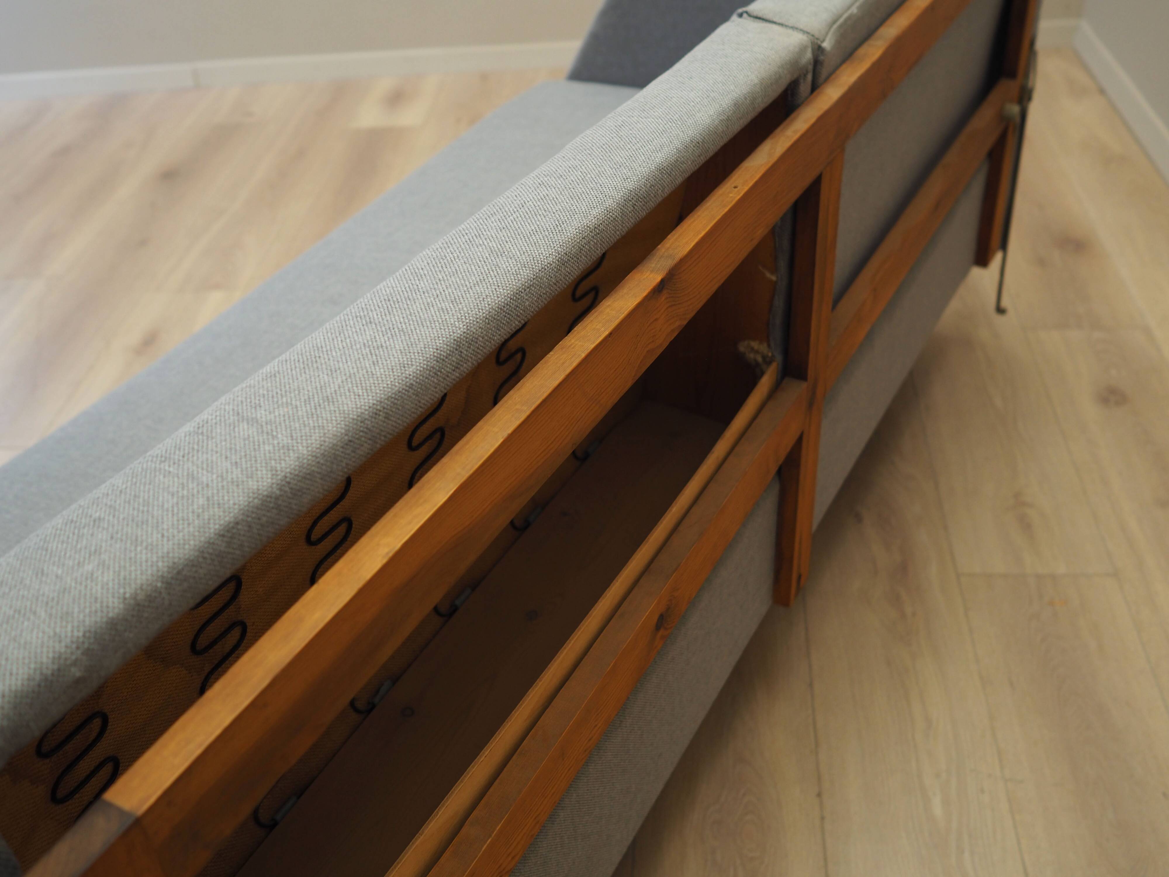 Grey sofa, Danish design, 1960s, produced in Denmark