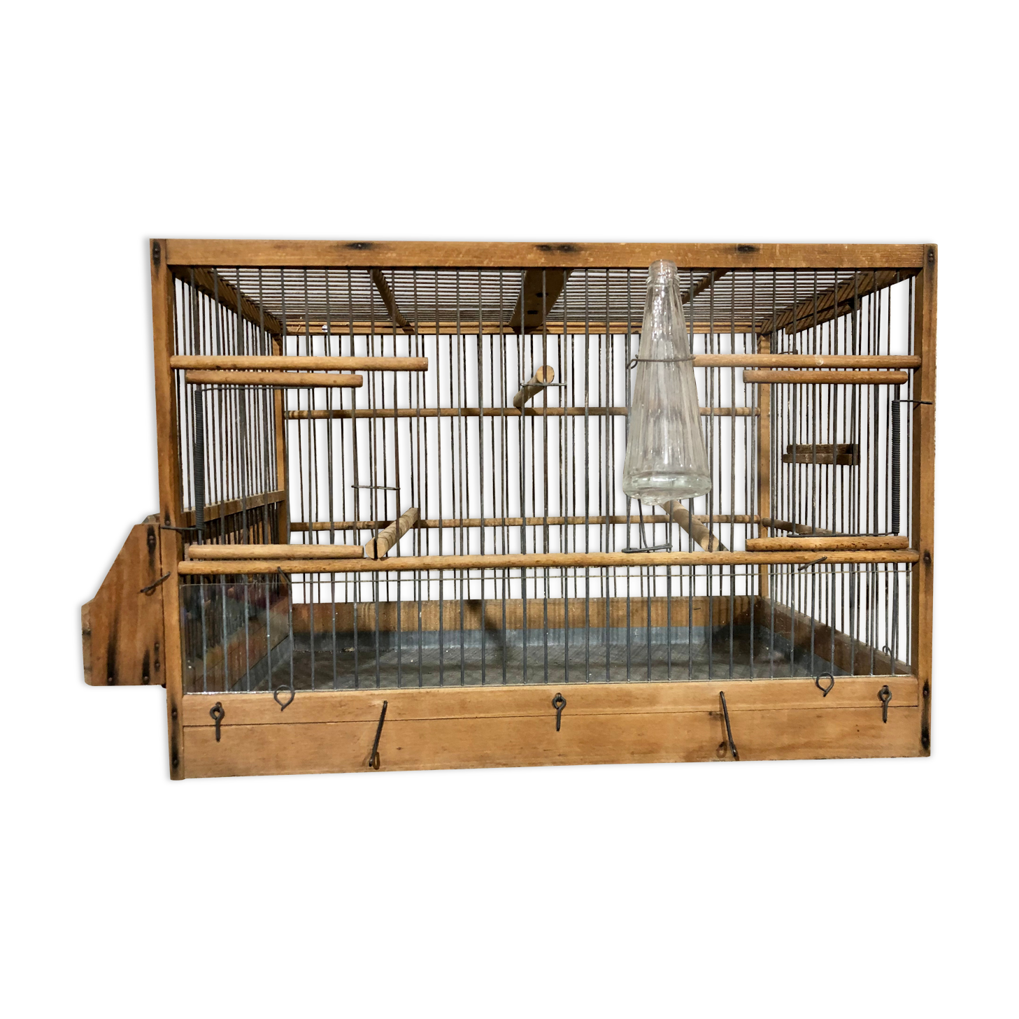 Old wood bird cage