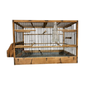 Old wood bird cage