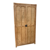 Parisian wardrobe in raw wood