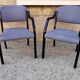 Suite de 4 fauteuils italiens vintage des années 80