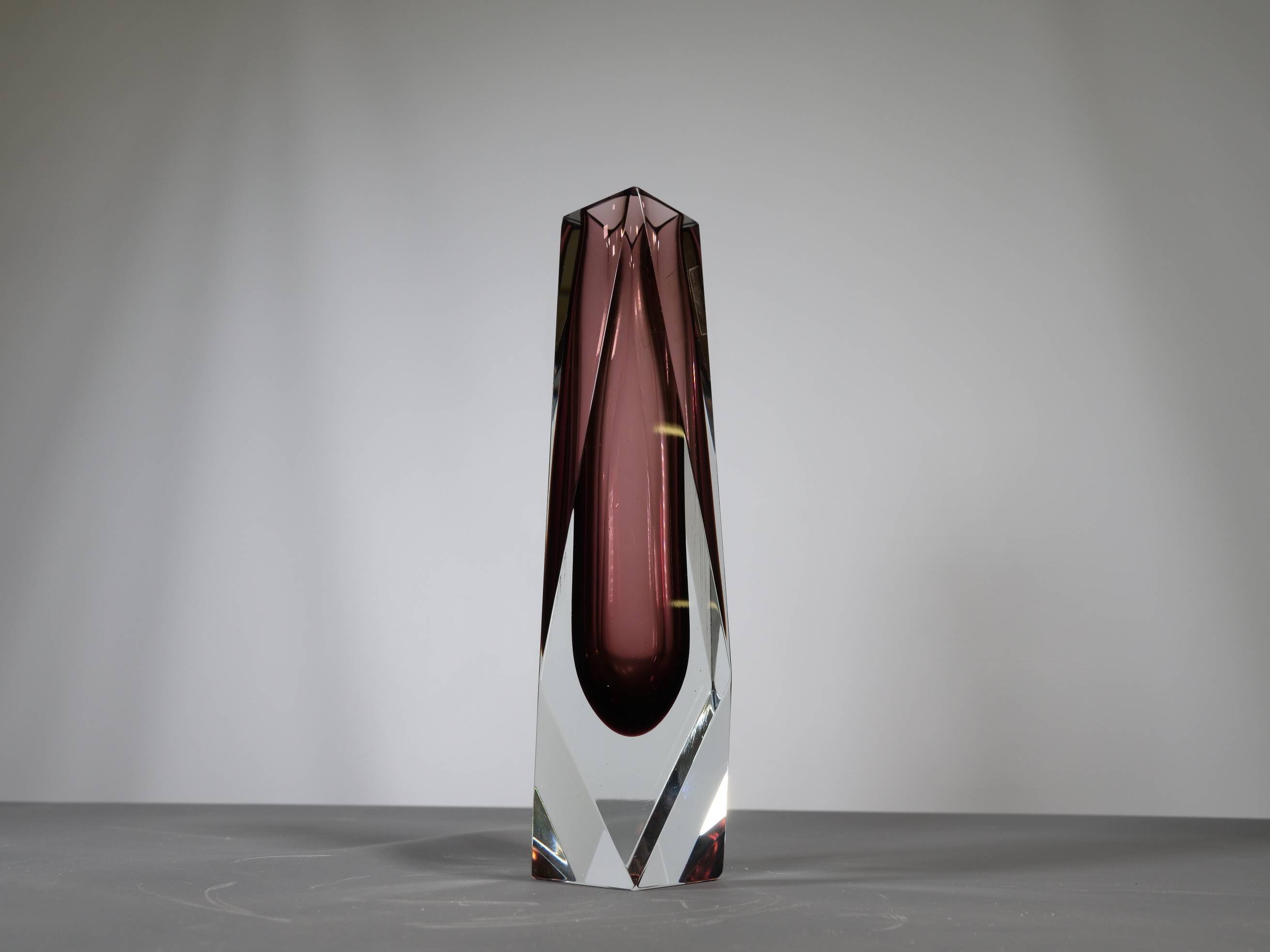 Murano Glass Vase by Luigi Mandruzzato, 1970s