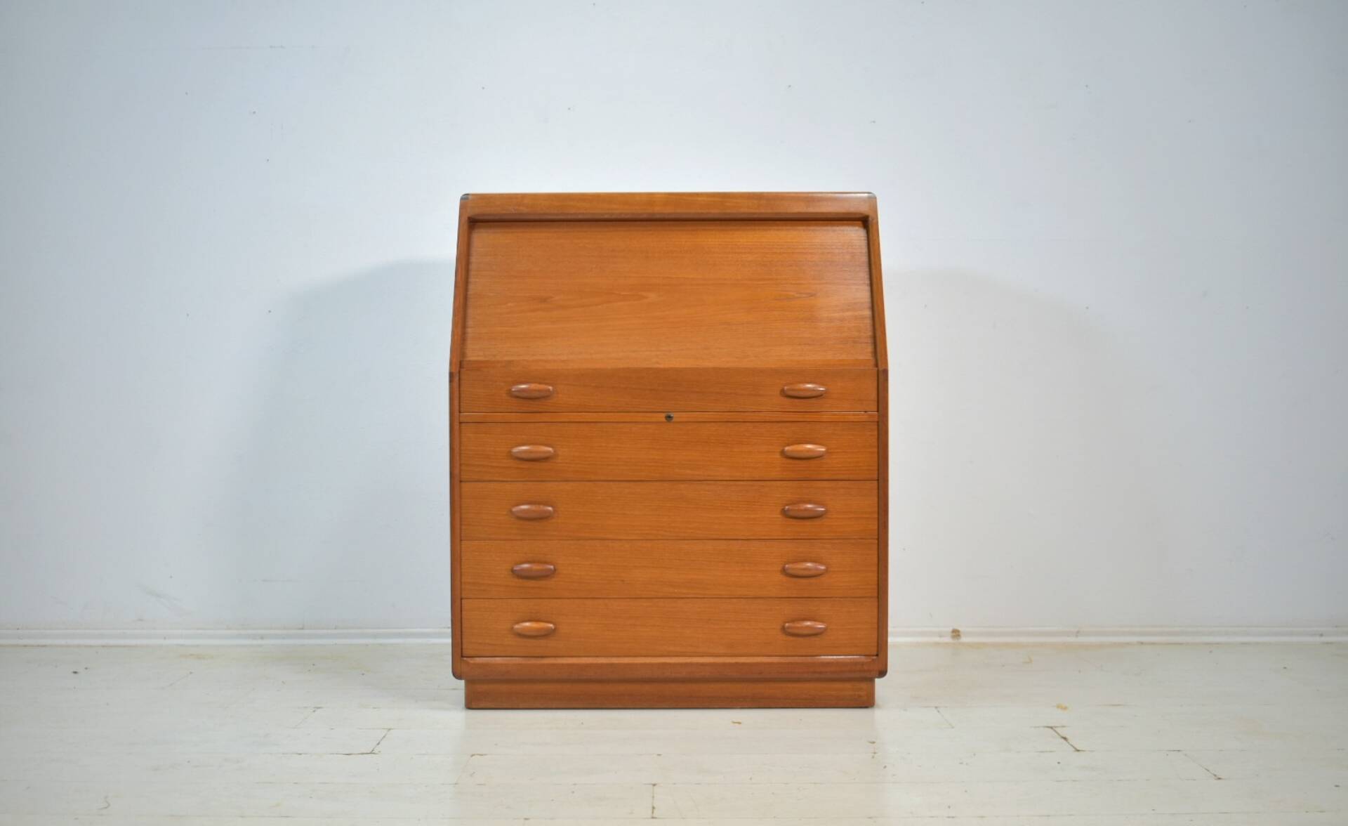 Teak Secretary by Dyrlund denmark 1960s desk Vintage Mid Century 