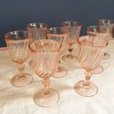 Set of 8 Rosaline glasses from Luminarc