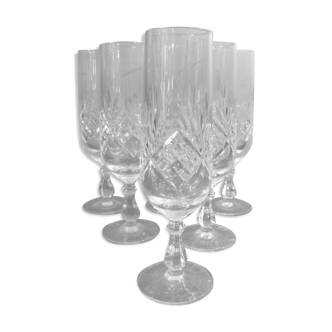 Baccarat champagne flutes