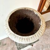 Medici pot in white cast iron - shower base