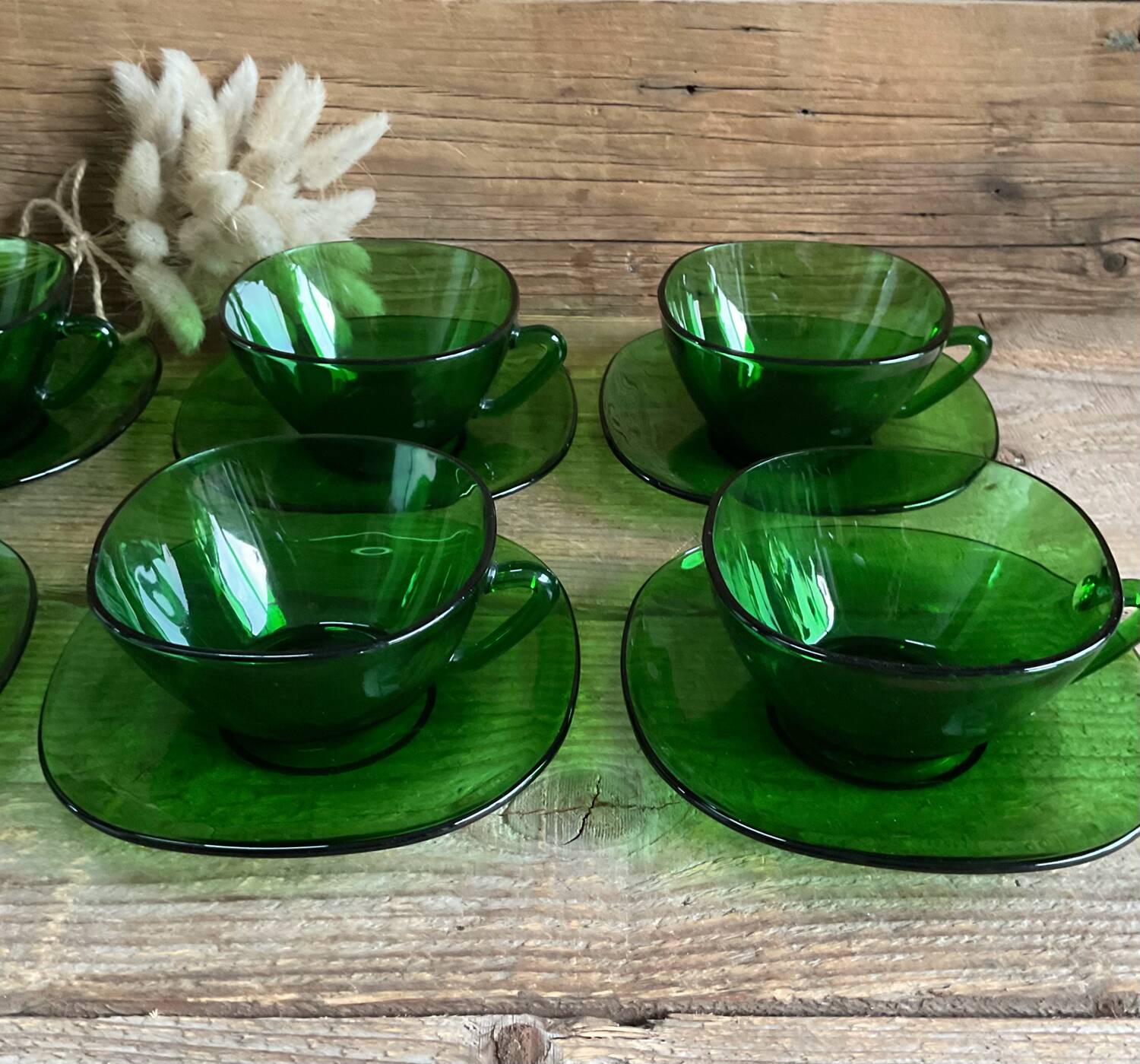 6 green VERECO cups