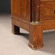 Antique Empire walnut and marble commode, 19th century.