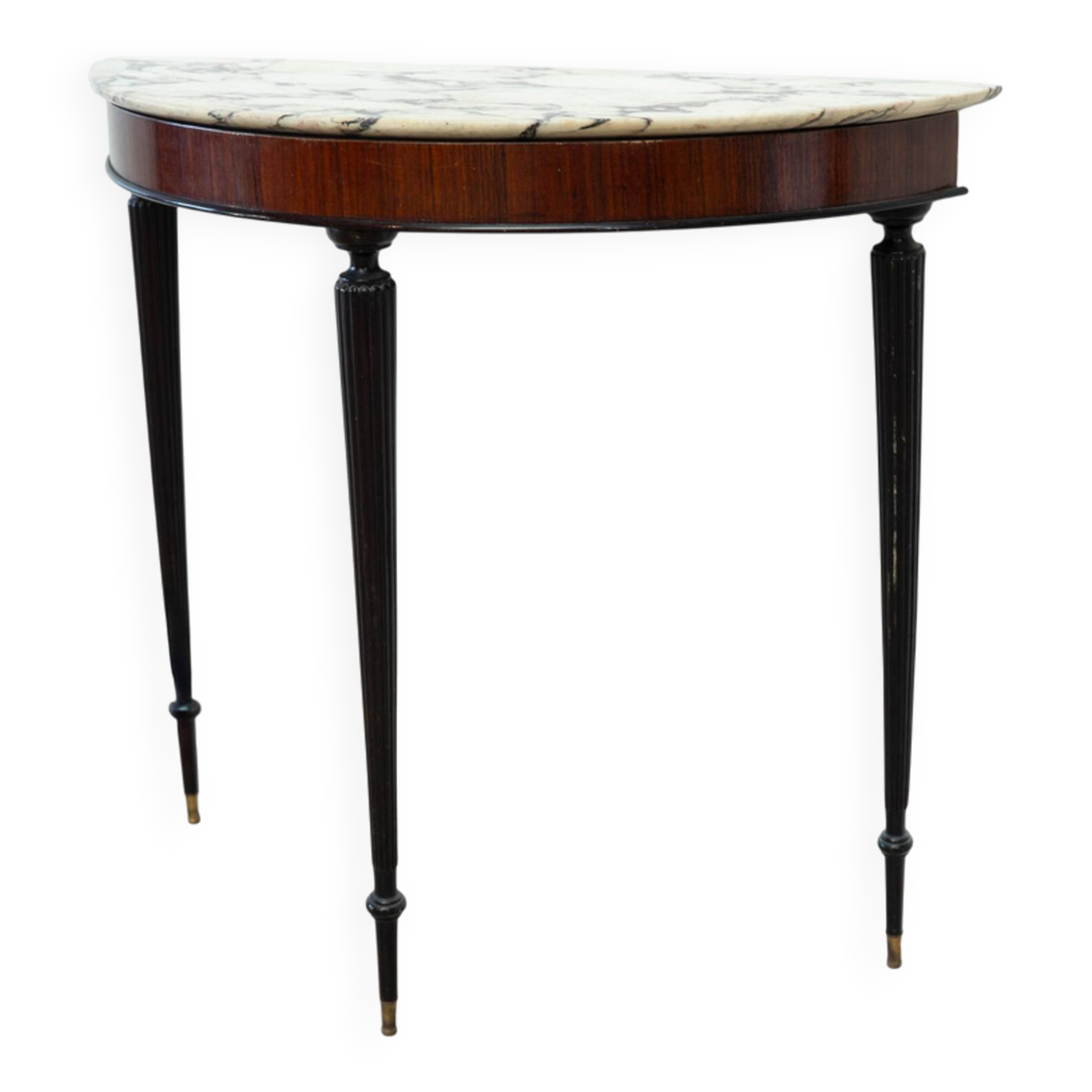 1950s Italian console with marble top