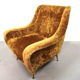 Pair set of 2 armchairs, italy 1950s