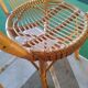 Pair of rattan armchairs