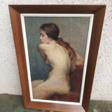 Female nude, oil on canvas