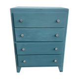 Commode vintage bleu 1970