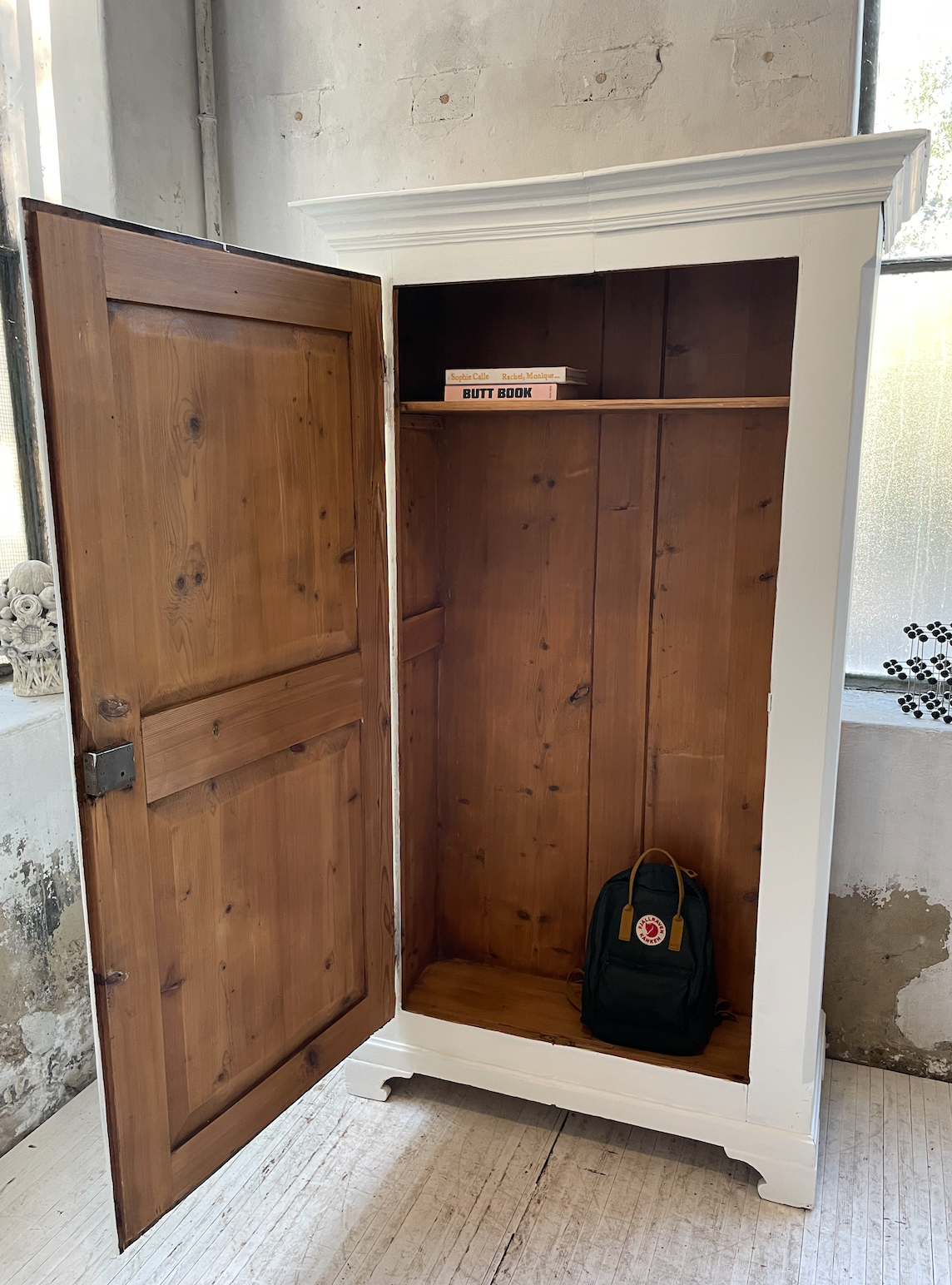 White cutter cabinet