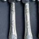 12 dessert knives (fruit) – Silver handle – Rocaille style