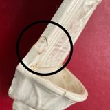 Digoin Sarreguemines earthenware holy water font