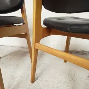 4 Scandinavian chairs, 1960