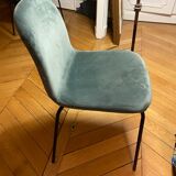 Set of 6 Tibby AMPM cedar velvet chairs