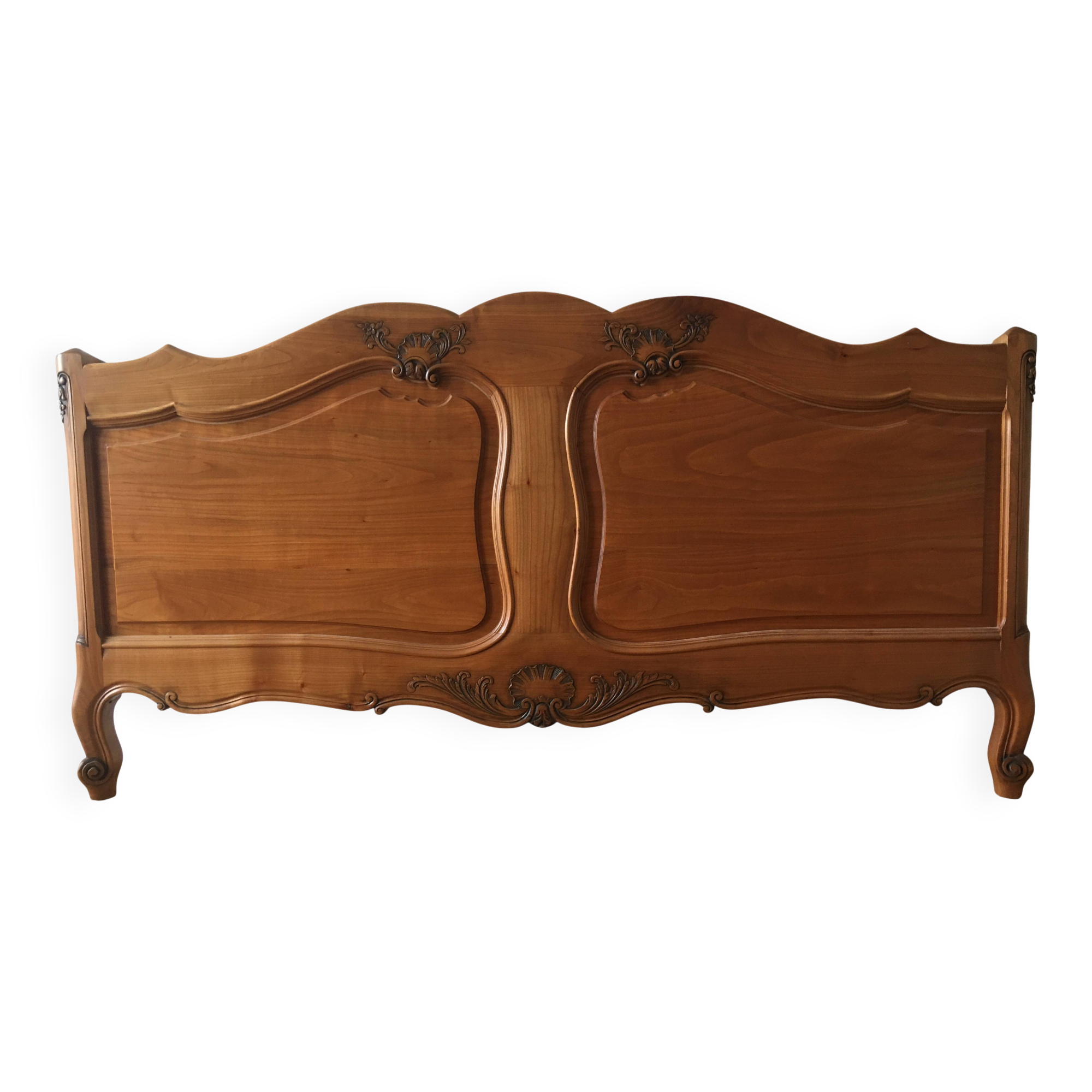 Solid wood headboard and footboard