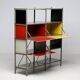 Wim Rietveld Model 663-2 Modular Metal Storage Cabinet for Gispen, 1954
