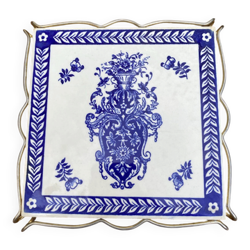 Dessous de plat faience Gien vintage chic
