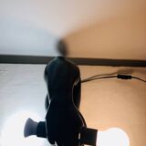 Vintage ceramic dumbbell lamp by JC Peiré