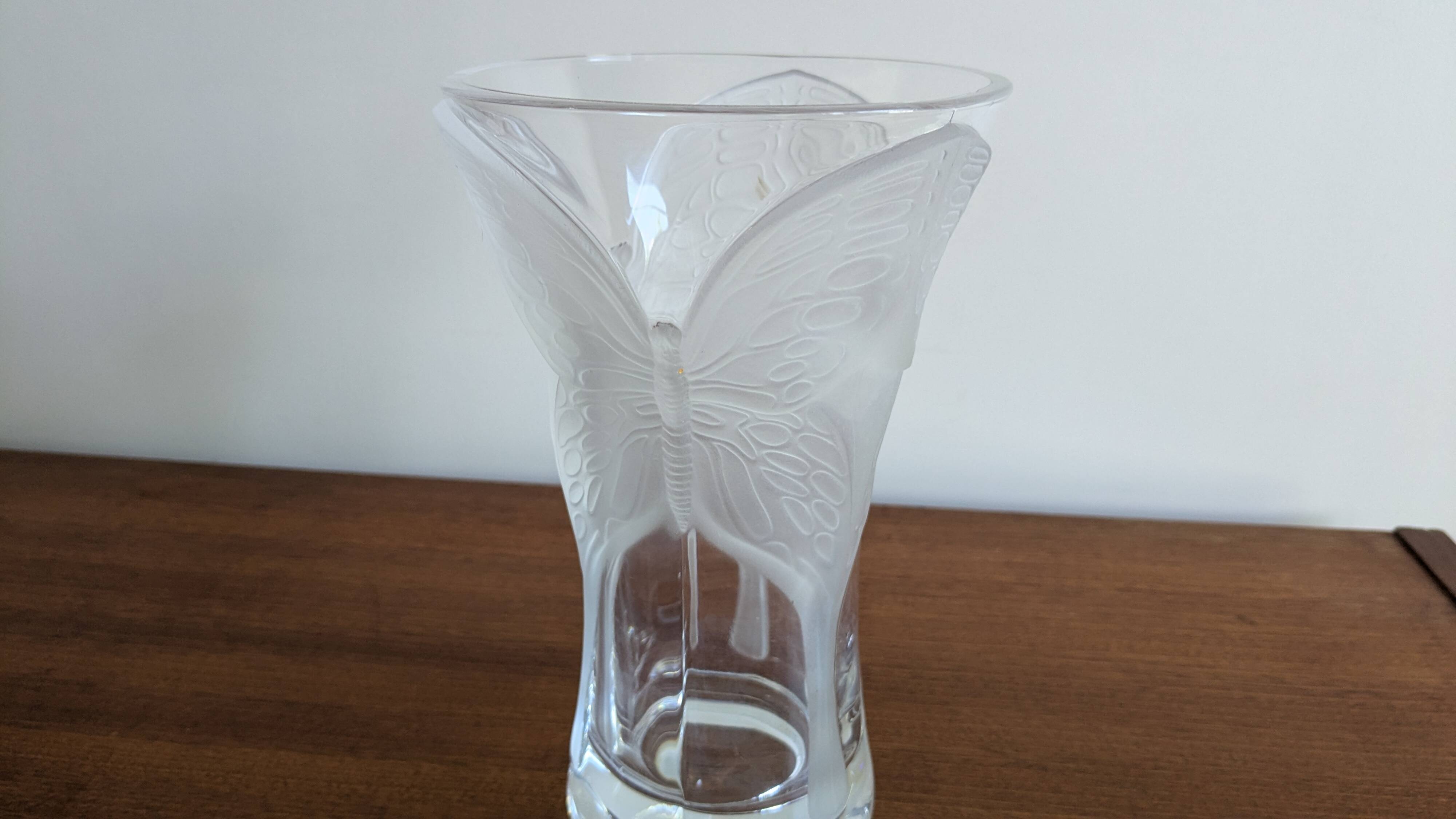 Art Deco vase in Arques crystal