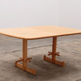 Stokke Dining room set large table with 8 chairs design Peter Opsvik, 1990