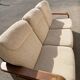 Three-seater sofa in Danish teak from the 1960s.