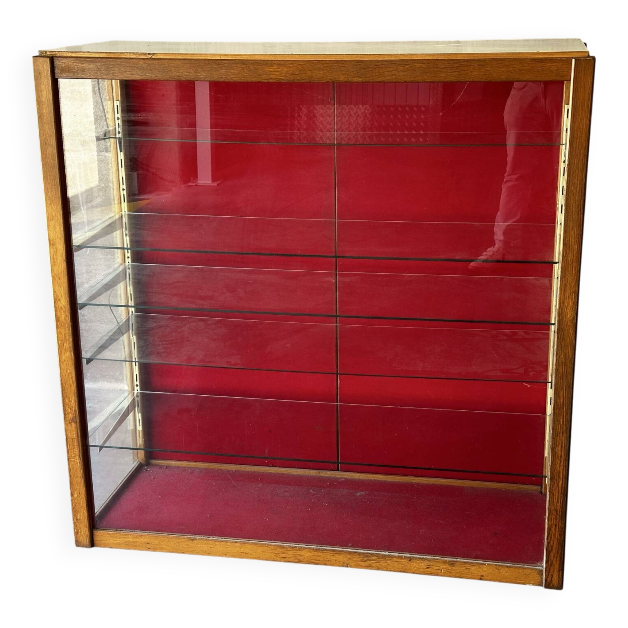 Antique shop display cabinet, 1930s