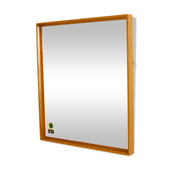 Solid oak mirror, Fröseke, Sweden, 1960 - 48x43cm