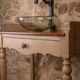 Solid wood vanity in Louis-Philippe style