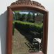 Small mirror 1900s, sober in walnut