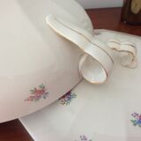 Old dodecagon tureen opaque porcelain Ceranord "Minerva"