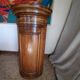 Antique curved corner cabinet