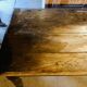 Grande table de campagne en bois cérisier années fin 1800