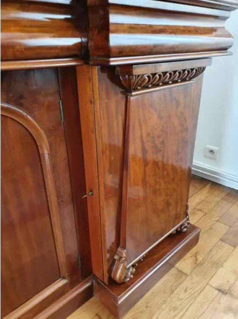 Victorian Enfilade in Cuban Mahogany, 19th Century