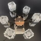 Chandelier transformed into a Sciolari 12-light lamp