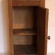 Natural wooden bedside table