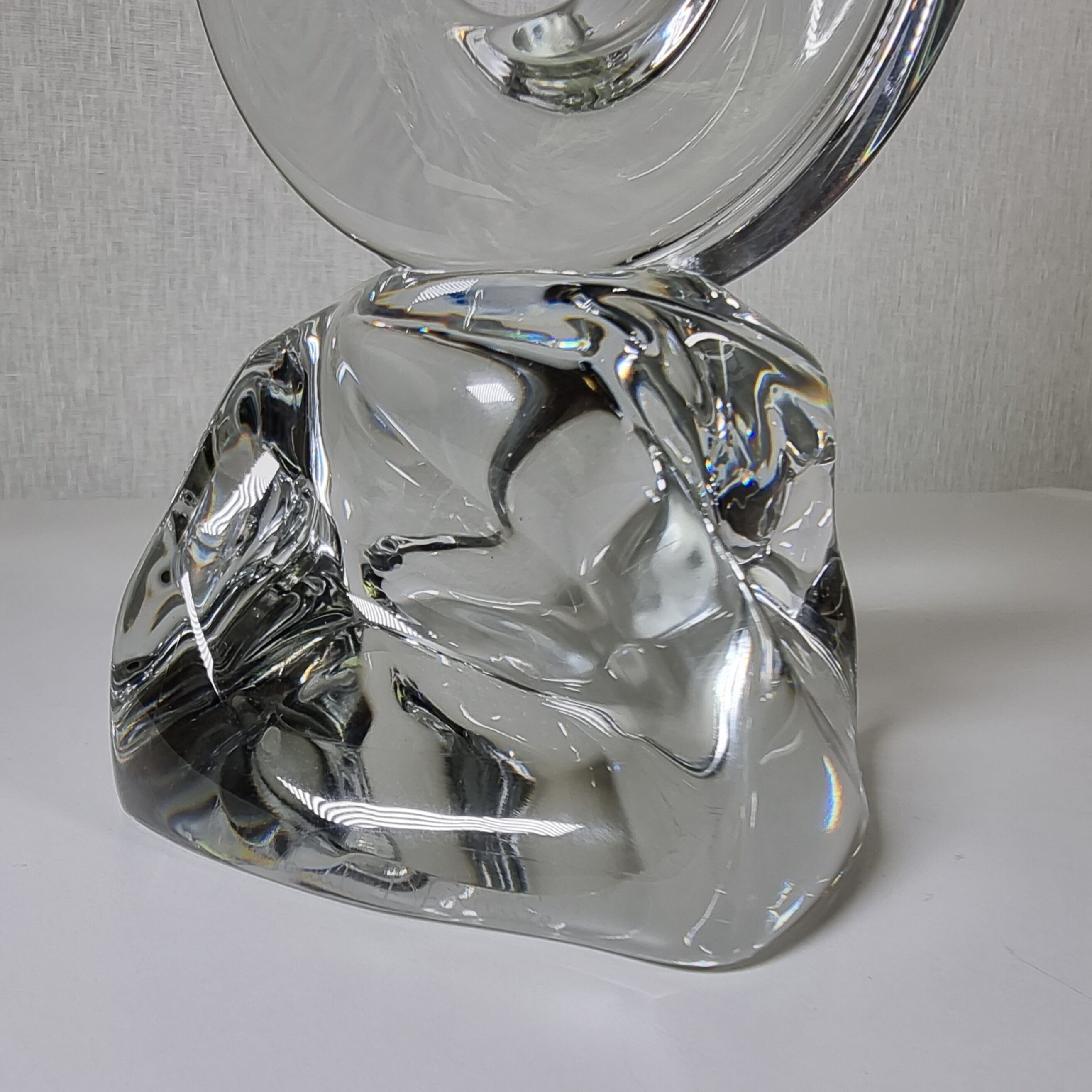 Large abstract lamp foot Daum