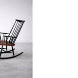 Vintage Mid-Century Finnish Modern Rocking Chair by I. Tapiovaara for Asko