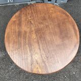 Side table old wood tree trunk vines