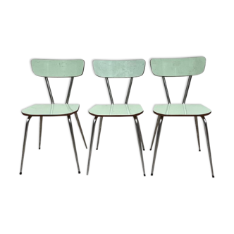 Suite of 3 vintage chairs