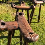 Lot massive bar stools