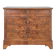 Louis Philippe style commode in walnut burl veneer.
