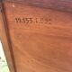 Commode rotin vintage