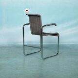 Vintage Tecta B20 armchair, minimalist tubular chair.