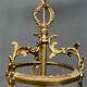 Lanterne suspendue cristal en bronze